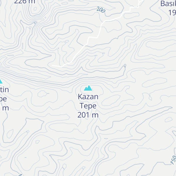 Map of Kazan Tepe