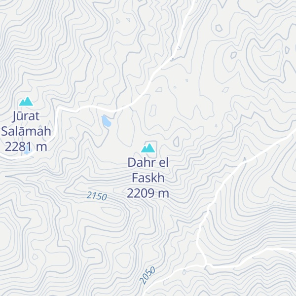 Map of Dahr el Faskh