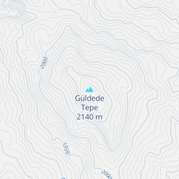 Map of Güldede Tepe