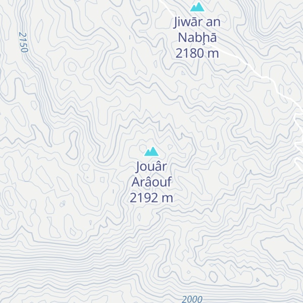 Map of Jouâr Arâouf