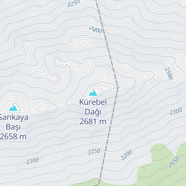 Map of Kürebel Dağı