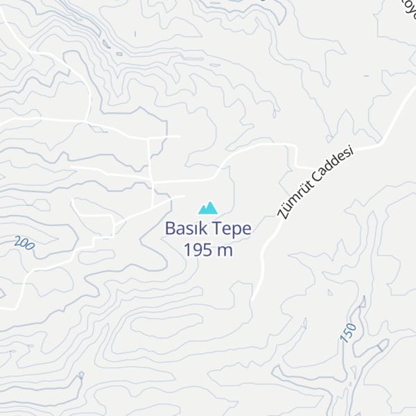 Map of Basık Tepe