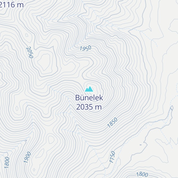 Map of Bünelek