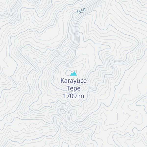 Map of Karayüce Tepe