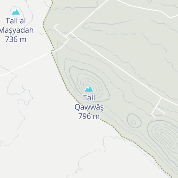 Map of Tall Qawwāş