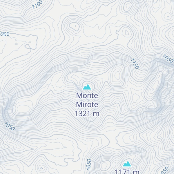 Map of Monte Mirote
