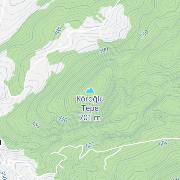 Map of Köroğlu Tepe