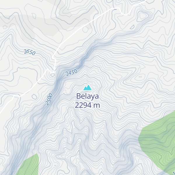 Map of Belaya