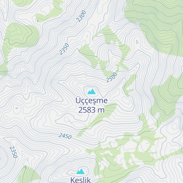 Map of Üççeşme