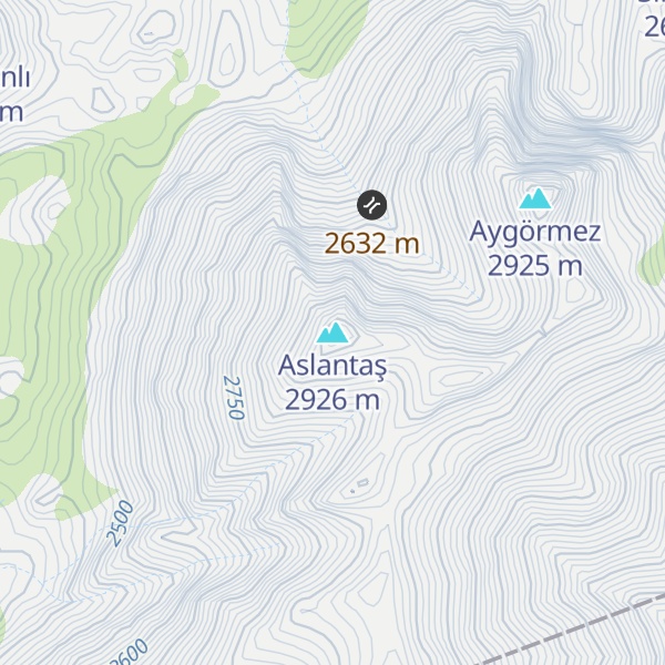 Map of Aslantaş