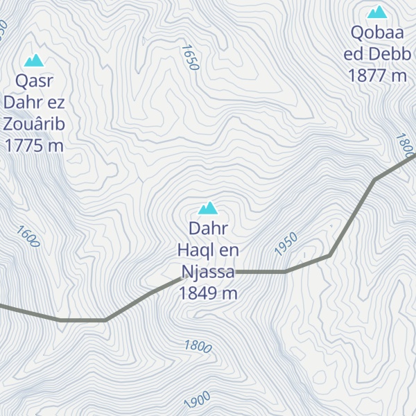 Map of Dahr Haql en Njassa