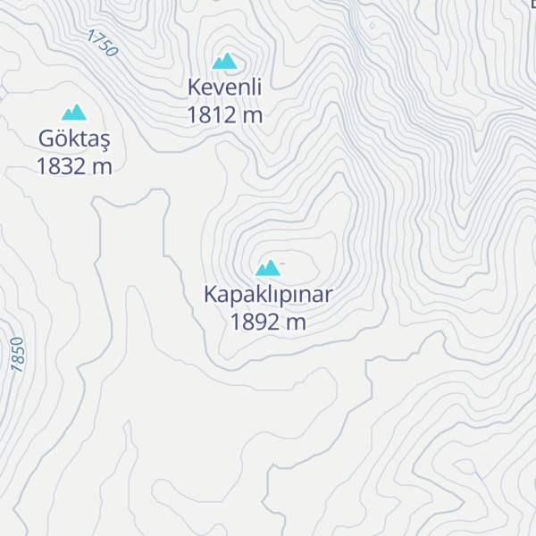 Map of Kapaklıpınar