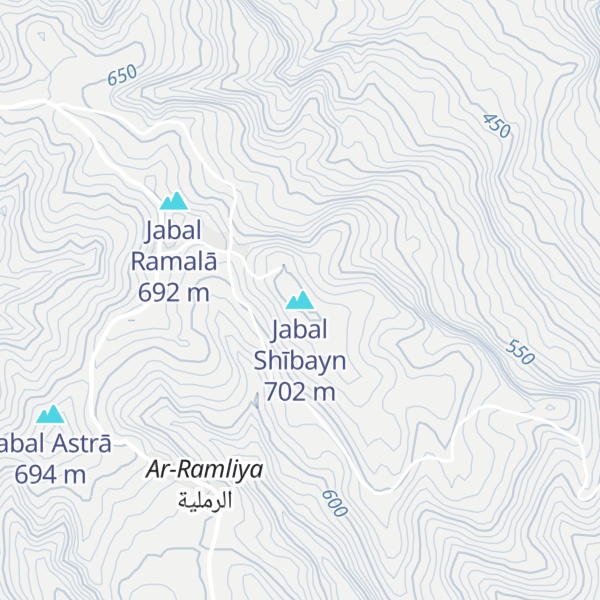 Map of Jabal Shībayn