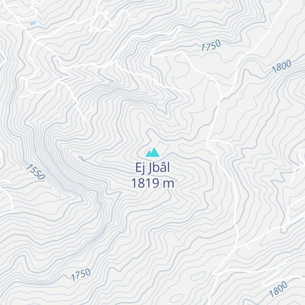 Map of Ej Jbâl