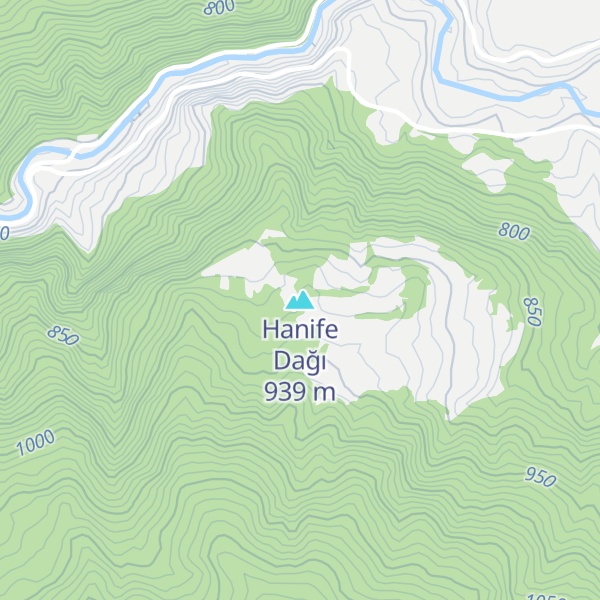 Map of Hanife Dağı