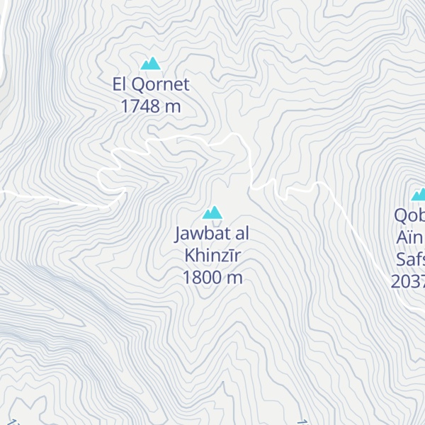 Map of Jawbat al Khinzīr