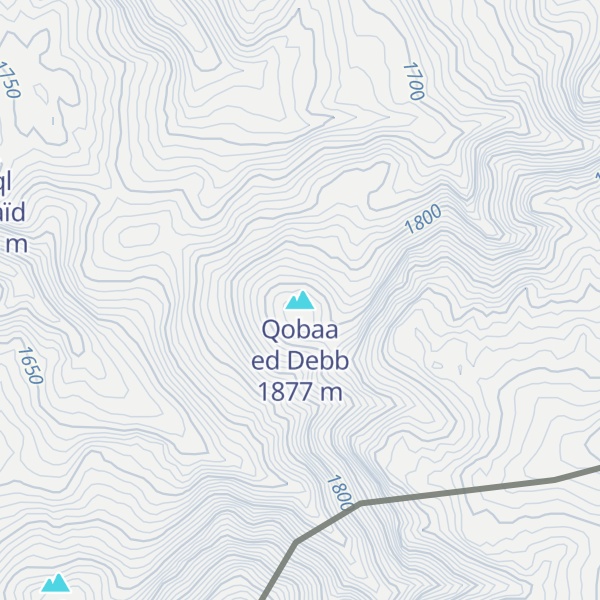 Map of Qobaa ed Debb