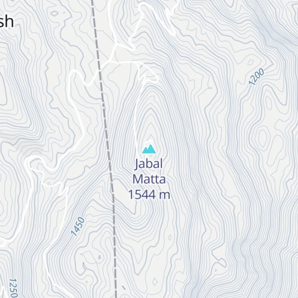 Map of Jabal Matta