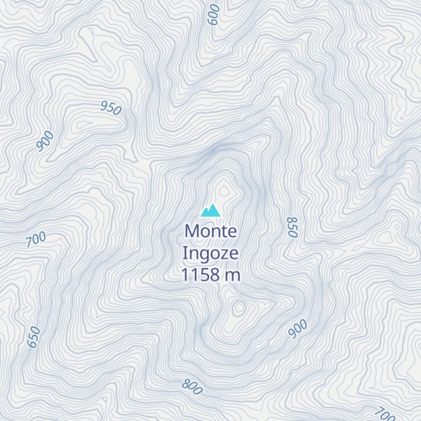 Map of Monte Ingoze