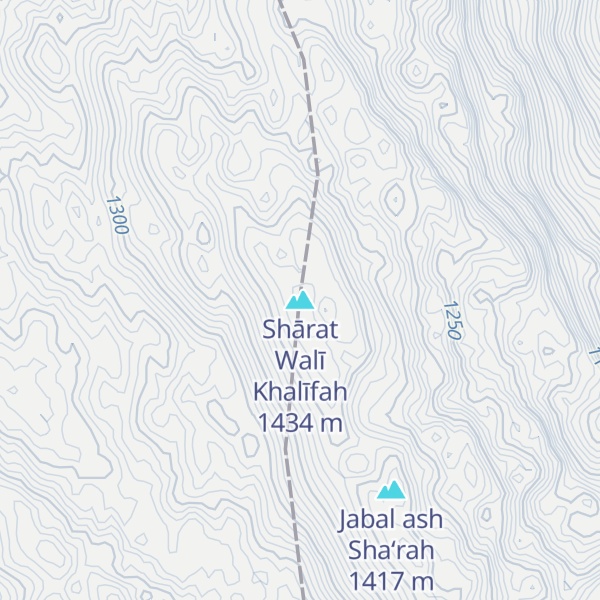 Map of Shārat Walī Khalīfah