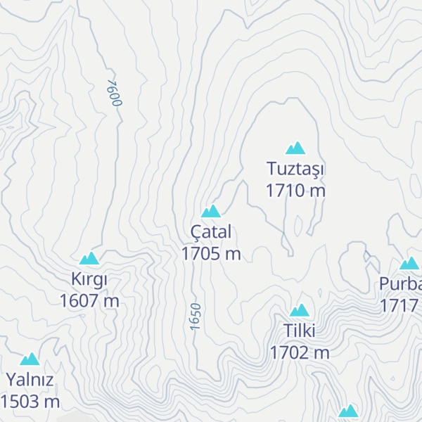 Map of Çatal