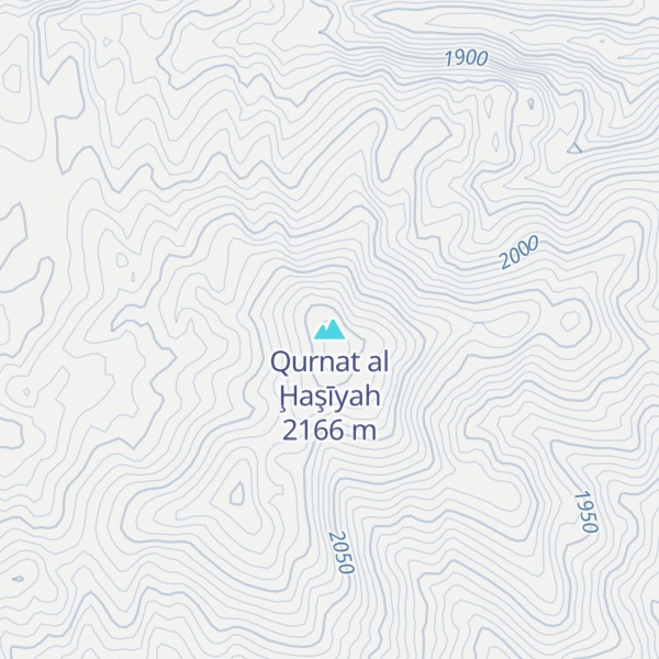Map of Qurnat al Ḩaşīyah