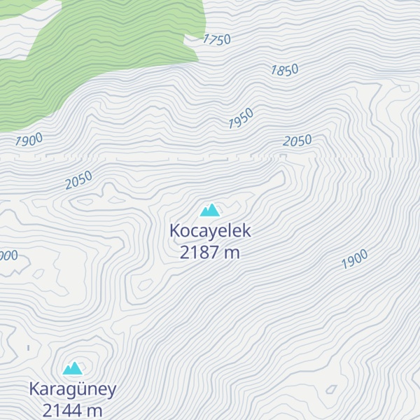 Map of Kocayelek