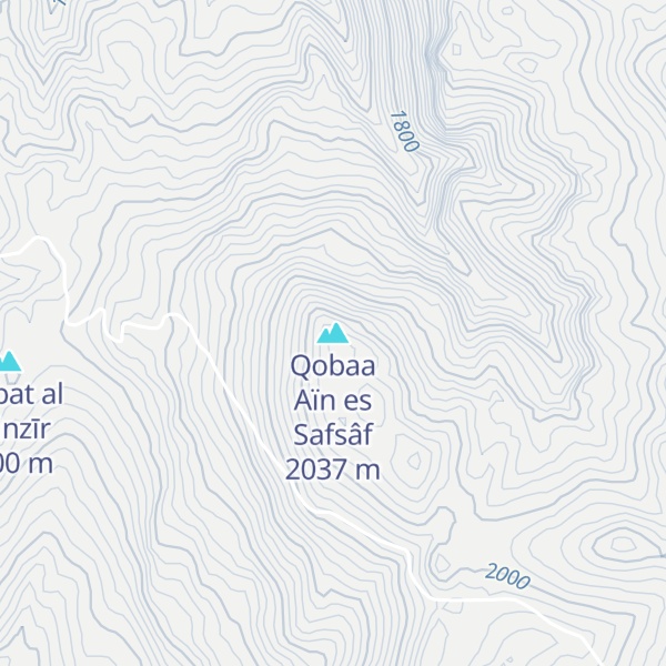 Map of Qobaa Aïn es Safsâf