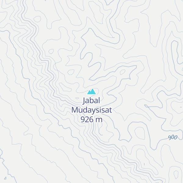 Map of Jabal Mudaysisat
