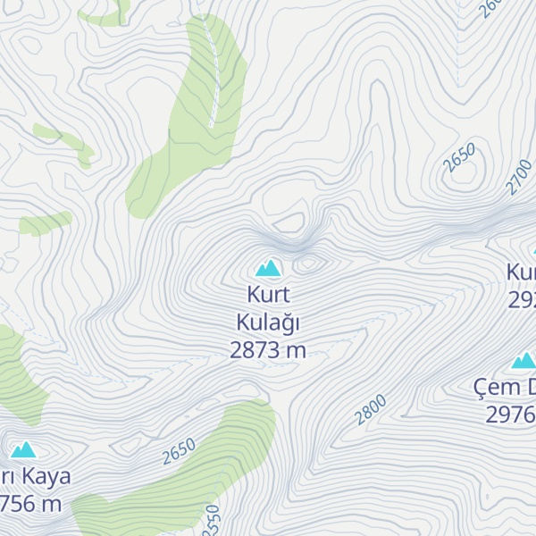 Map of Kurt Kulağı
