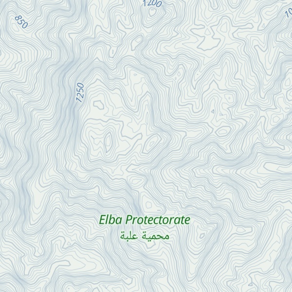 Map of Jebel Kwirei