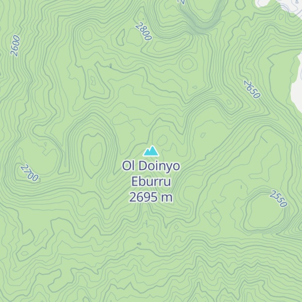 Map of Ol Doinyo Eburru