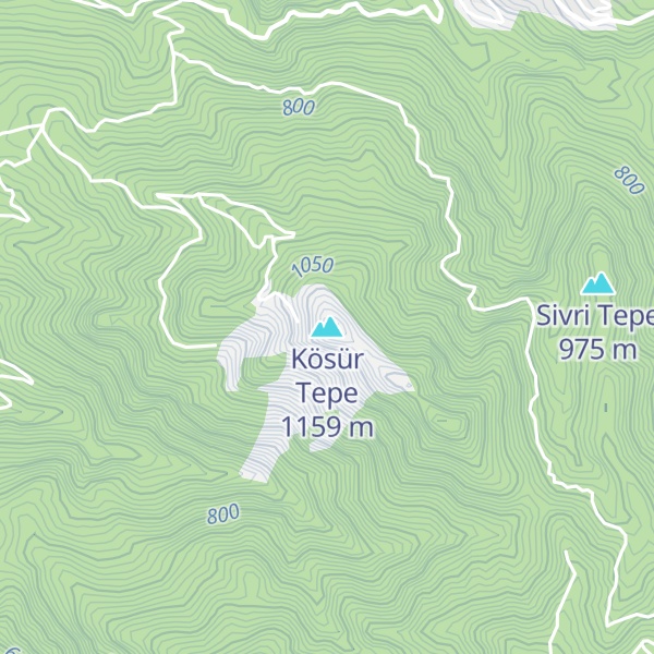 Map of Kösür Tepe