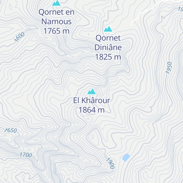 Map of El Khârour