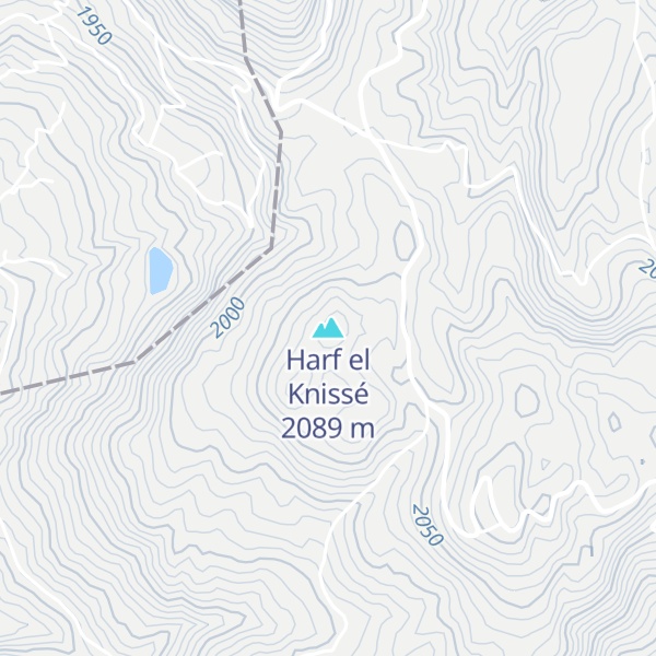 Map of Harf el Knissé