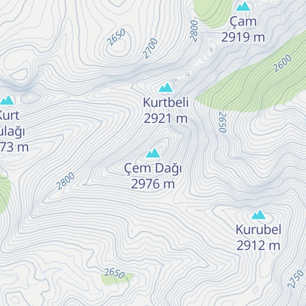 Map of Çem Dağı