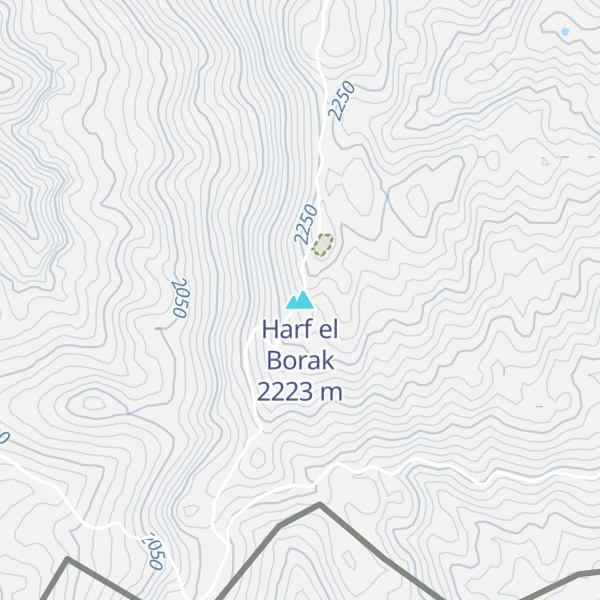 Map of Harf el Borak