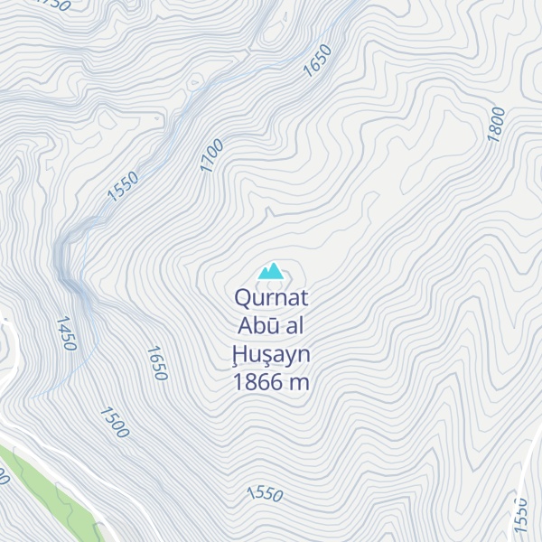 Map of Qurnat Abū al Ḩuşayn