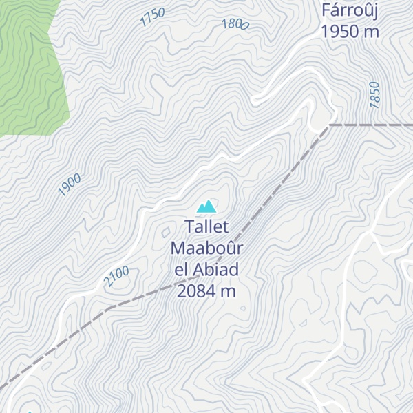 Map of Tallet Maaboûr el Abiad