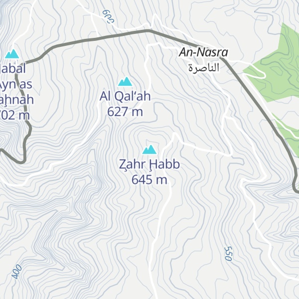 Map of Z̧ahr Ḩabb