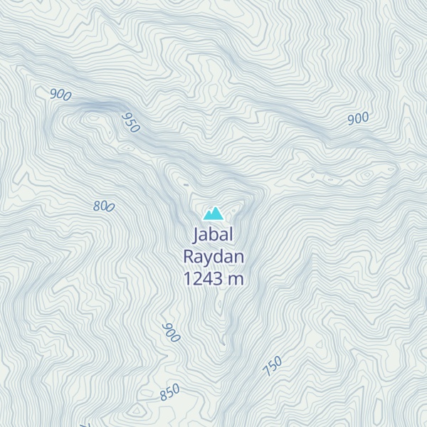 Map of Jabal Raydan