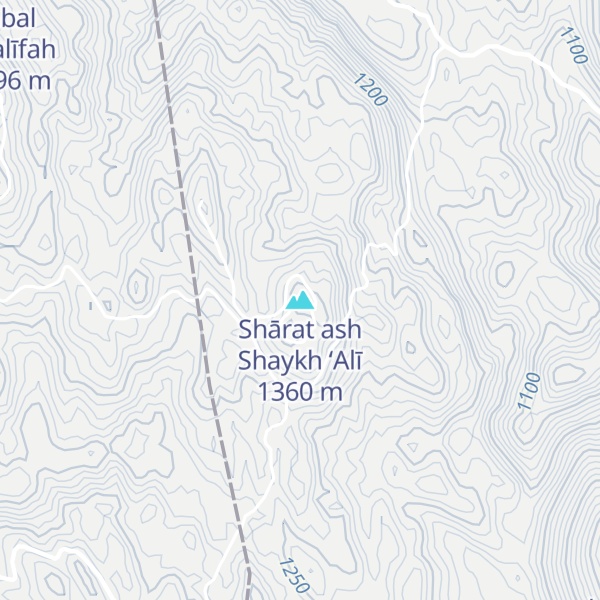 Map of Shārat ash Shaykh ‘Alī