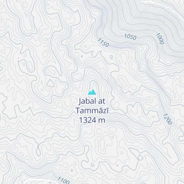 Map of Jabal at Tammāzī