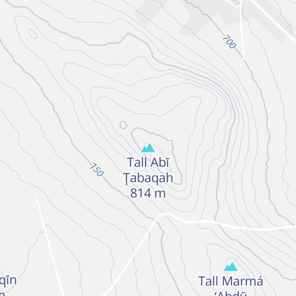 Map of Tall Abī Ţabaqah
