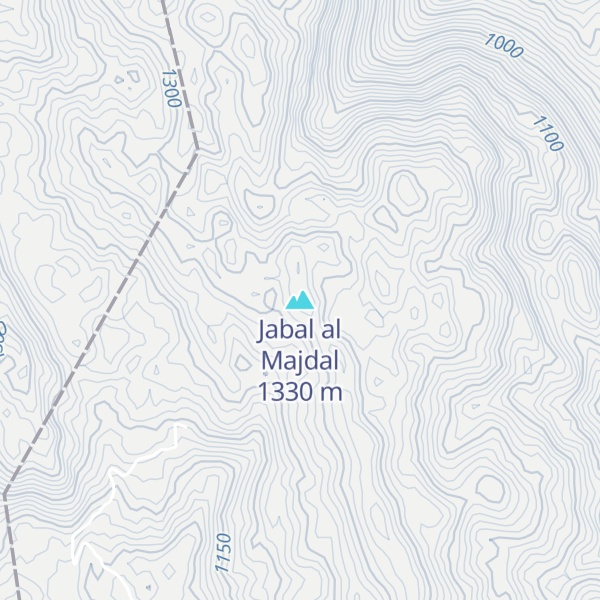 Map of Jabal al Majdal