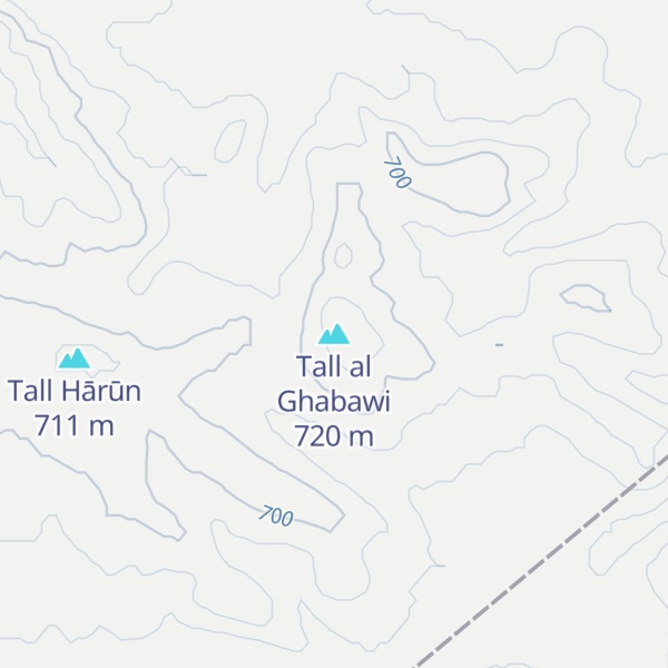 Map of Tall al Ghabawi