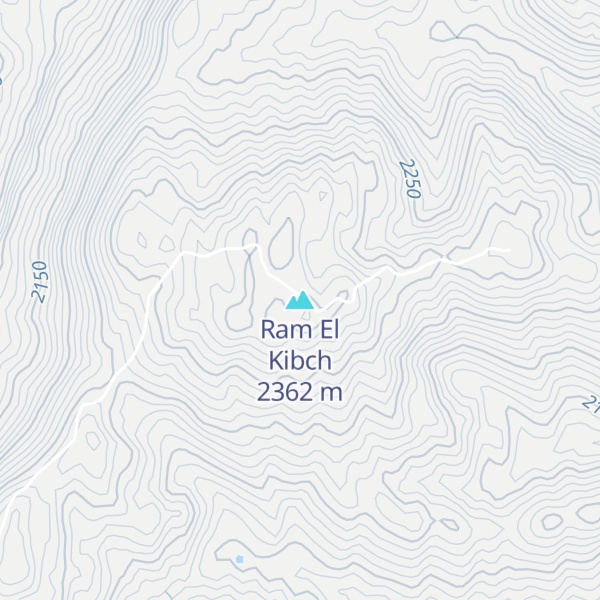 Map of Ram El Kibch