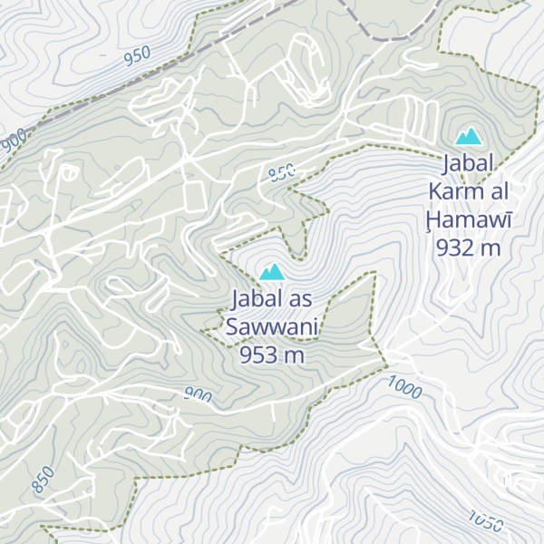 Map of Jabal as Sawwani