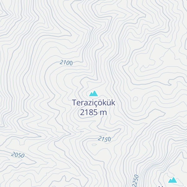 Map of Teraziçökük
