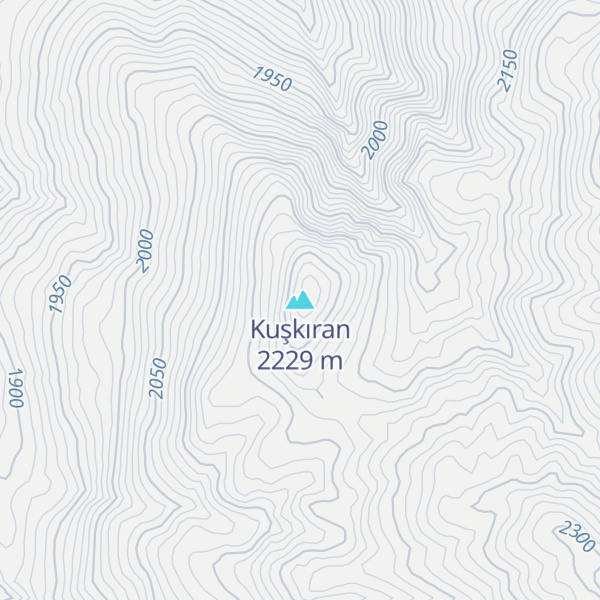 Map of Kuşkıran